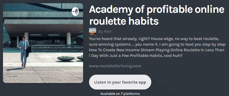 RfL Academy of profitable online roulette habits pic